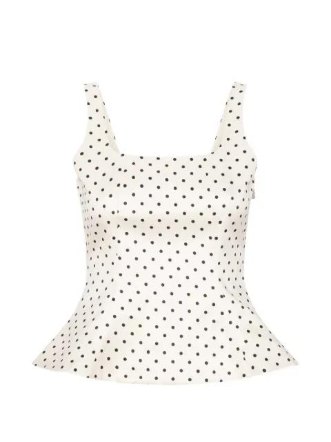 polka dot sleeveless top by ROTATE BIRGER CHRISTENSEN