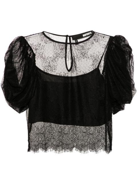 puff-sleeves lace blouse by ROTATE BIRGER CHRISTENSEN