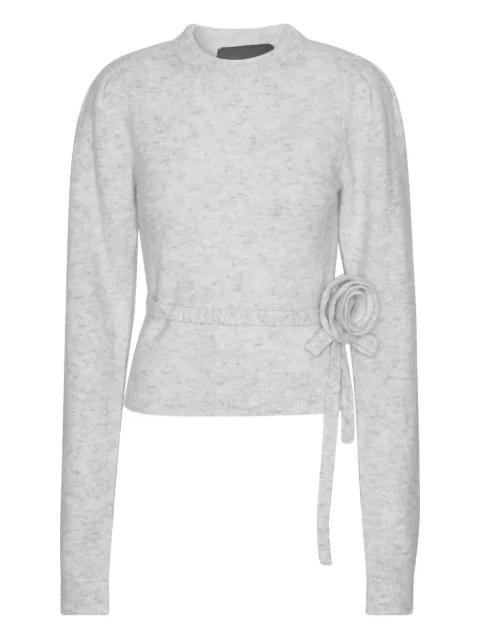 rose-embellished sweater by ROTATE BIRGER CHRISTENSEN