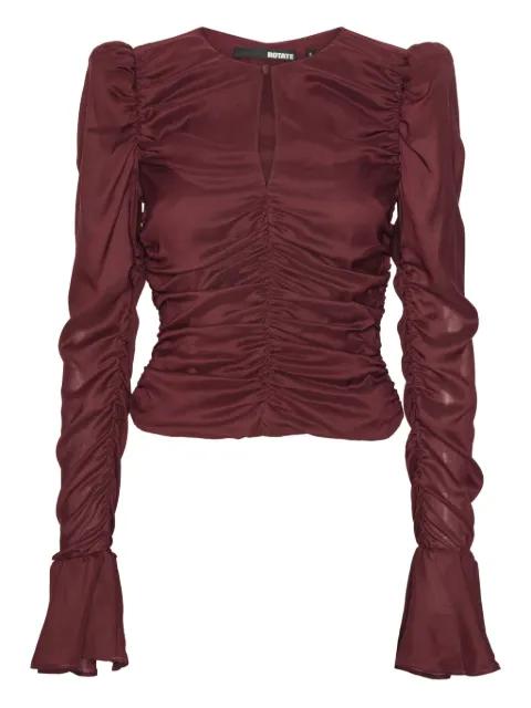 ruched blouse by ROTATE BIRGER CHRISTENSEN