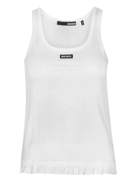 ruffle-hem tank top by ROTATE BIRGER CHRISTENSEN