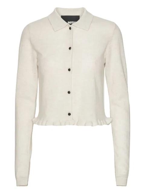 ruffled-hem cardigan by ROTATE BIRGER CHRISTENSEN