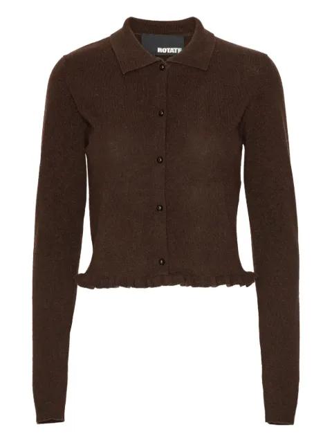 ruffled-hem cardigan by ROTATE BIRGER CHRISTENSEN