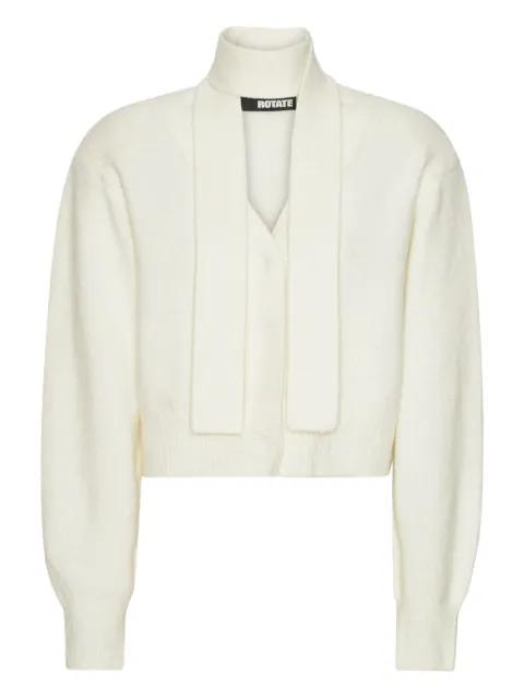 scarf-neck cardigan by ROTATE BIRGER CHRISTENSEN