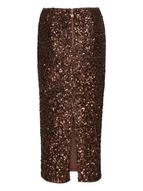 sequin-embellished midi pencil skirt by ROTATE BIRGER CHRISTENSEN