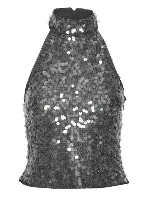 sequin halter-neck top by ROTATE BIRGER CHRISTENSEN