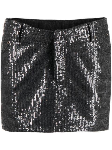 sequin twill mini skirt by ROTATE BIRGER CHRISTENSEN