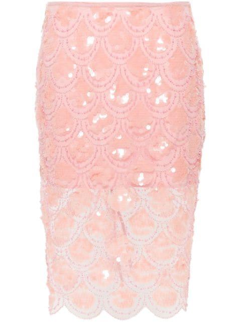 sequinned pencil skirt by ROTATE BIRGER CHRISTENSEN