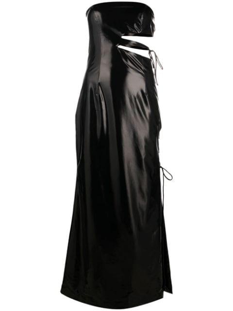 strapless cut-out maxi-dress by ROTATE BIRGER CHRISTENSEN