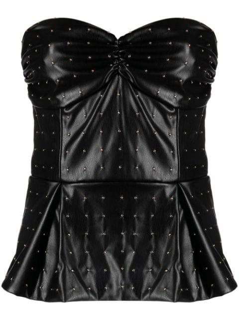 strapless peplum top by ROTATE BIRGER CHRISTENSEN