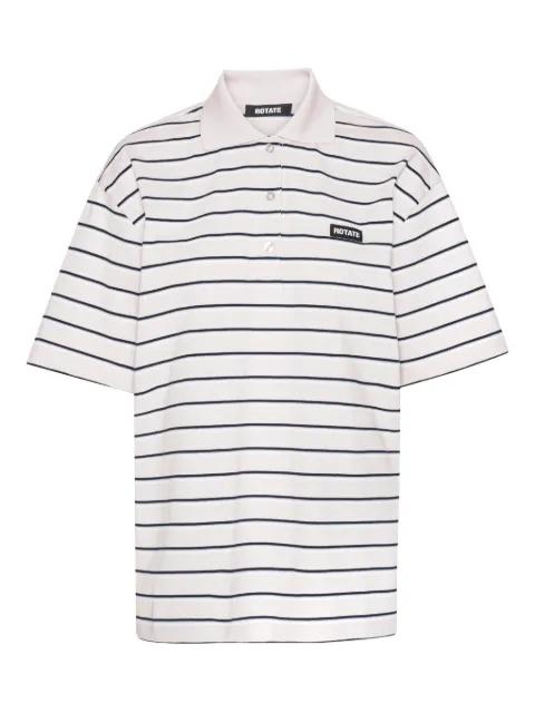 striped polo shirt by ROTATE BIRGER CHRISTENSEN