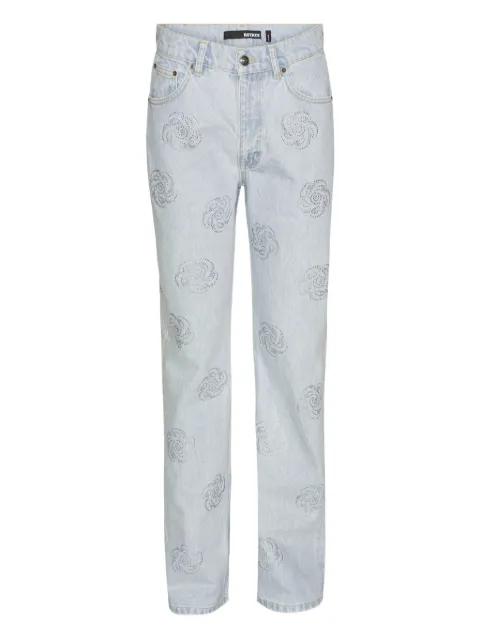 stud-embellished jeans by ROTATE BIRGER CHRISTENSEN