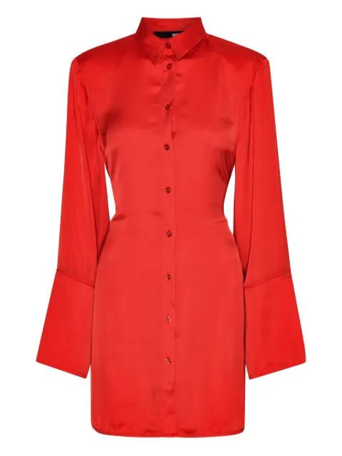 tie-back shirt mini dress by ROTATE BIRGER CHRISTENSEN
