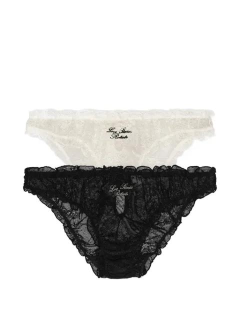 x Love Stories lace bow briefs (set of two) by ROTATE BIRGER CHRISTENSEN
