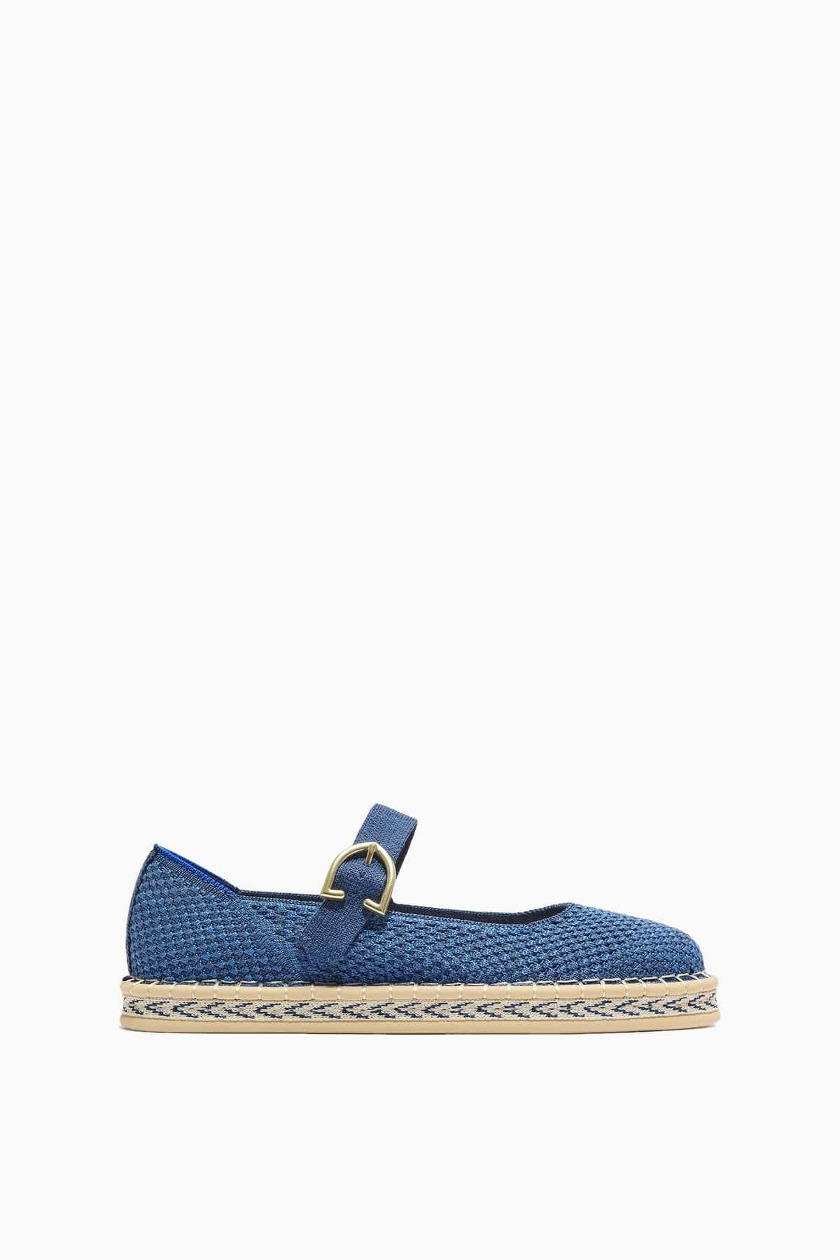 The Espadrille Mary Jane in Blue Breeze by ROTHY'S