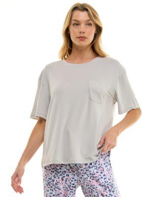 Women's Drop-Shoulder Crewneck Sleep Tee by ROUDELAIN