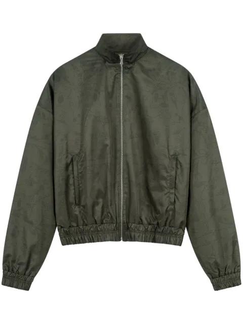 high-neck tracksuit jacket by ROUGH.
