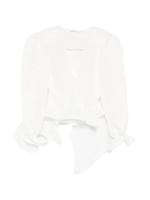 V-neck blouse by ROWEN ROSE