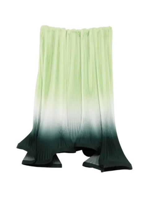 degradé-effect pleated skirt by ROWEN ROSE