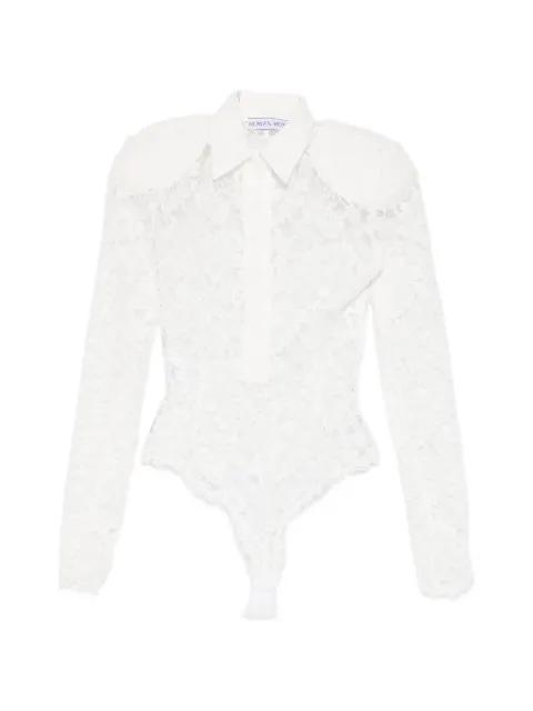 lace long-sleeve bodice by ROWEN ROSE
