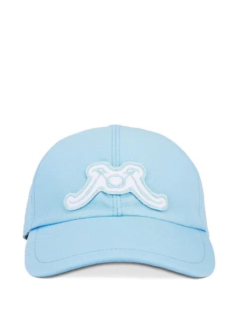 logo-embroidered cotton cap by ROWEN ROSE