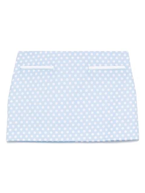 polka dot mini skirt by ROWEN ROSE
