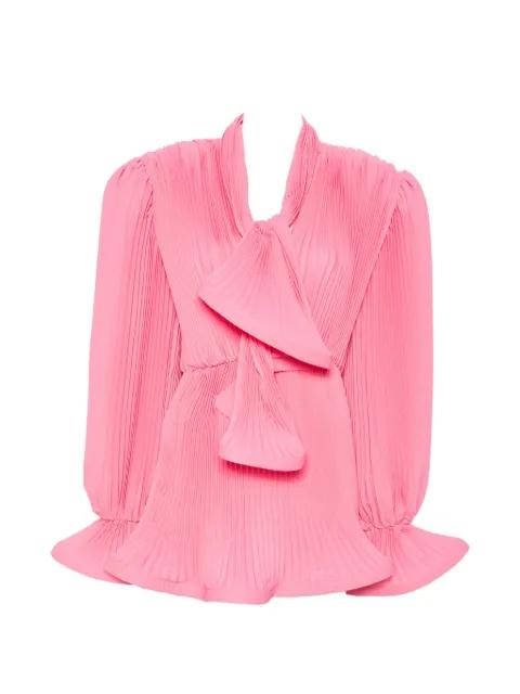 ruffled-detail mini dress by ROWEN ROSE