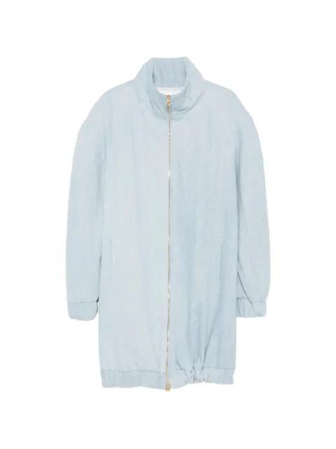 zipped coat by ROWEN ROSE