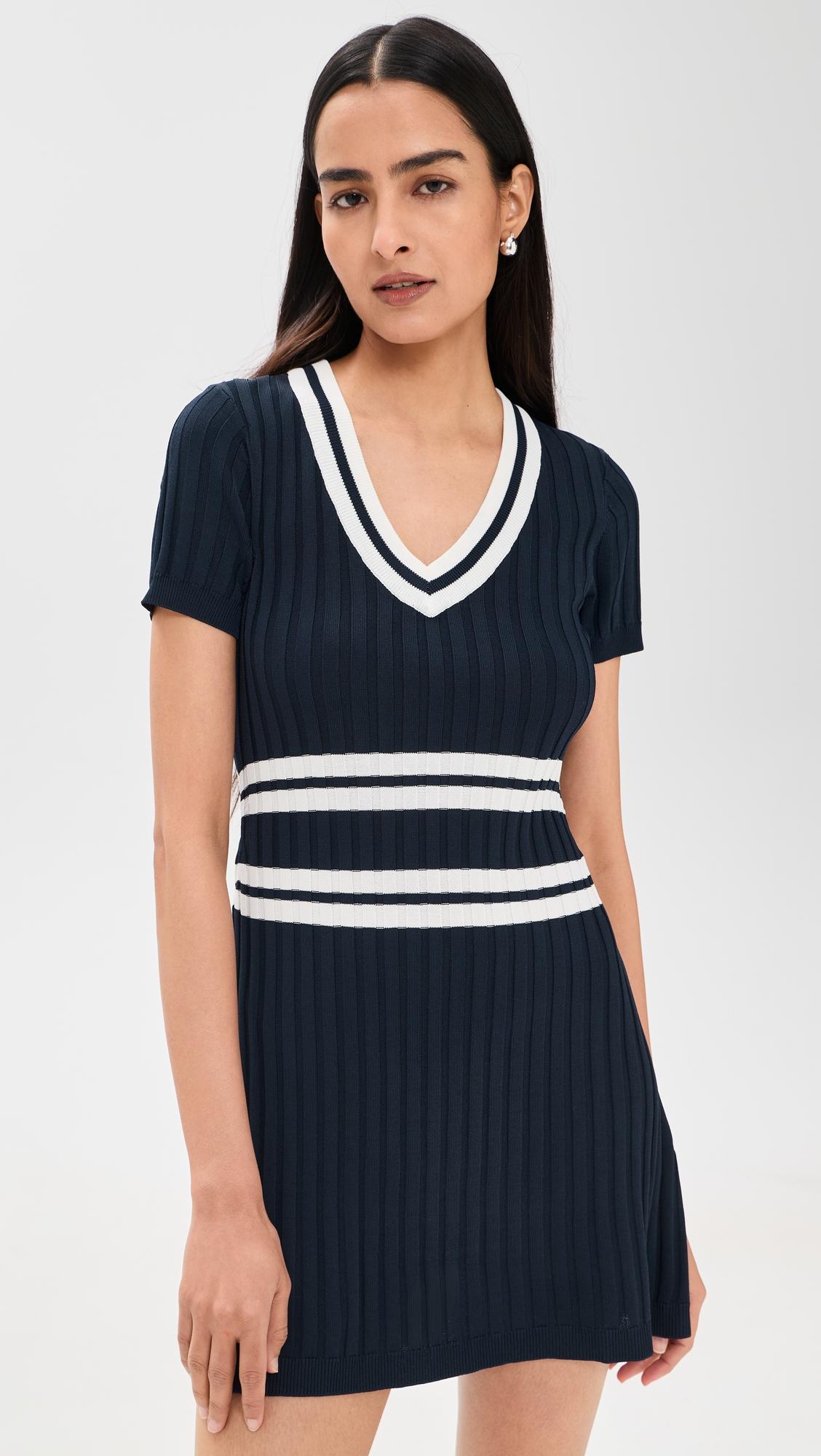Knit Pleated Dress by ROWING BLAZERS