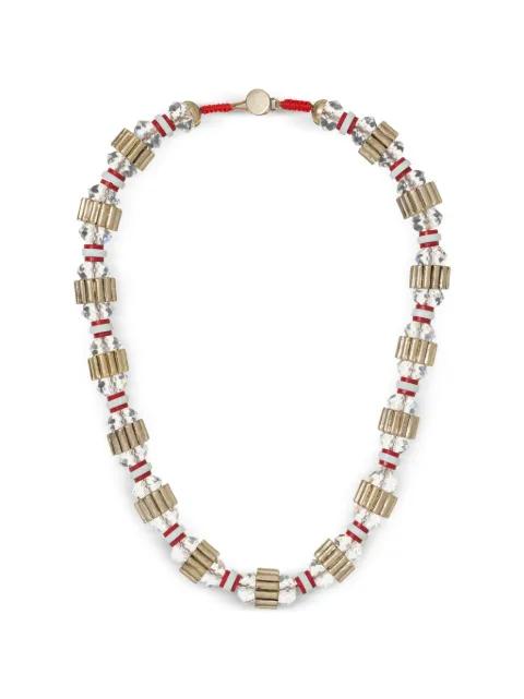 Crimp beaded necklace by ROXANNE ASSOULIN