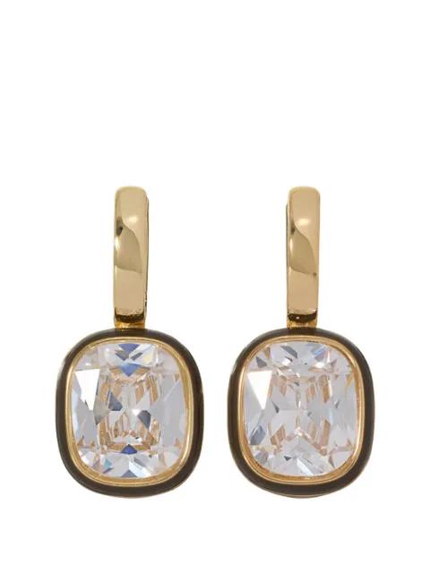Cubic Cushion drop earrings by ROXANNE ASSOULIN