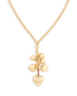 Family of Hearts Pendant Necklace by ROXANNE ASSOULIN