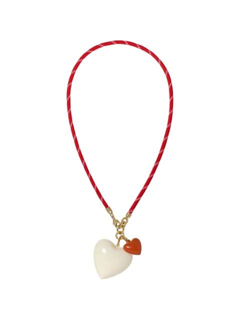 Happy Cord heart-pendant necklace by ROXANNE ASSOULIN