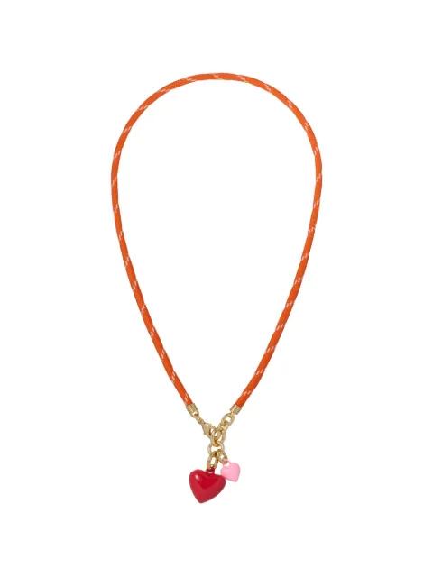 Happy Cord heart-pendant necklace by ROXANNE ASSOULIN