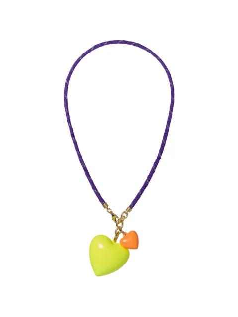 Happy Cord heart-pendant necklace by ROXANNE ASSOULIN