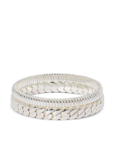 Luxe beaded bracelets (set of two) by ROXANNE ASSOULIN