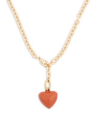 Mini Puffy Heart Necklace by ROXANNE ASSOULIN