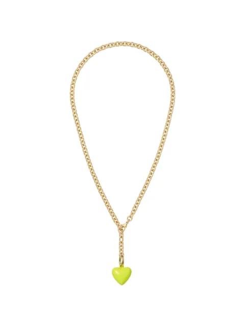 Mini Puffy Heart necklace by ROXANNE ASSOULIN