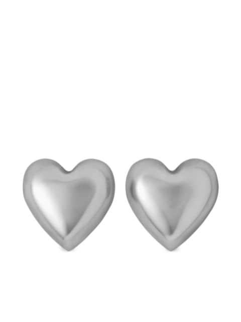 Puff Heart earrings by ROXANNE ASSOULIN