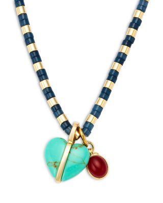 Semi Precious Heishi Necklace by ROXANNE ASSOULIN