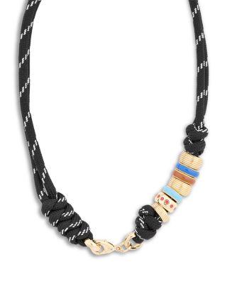 Super Size Happy Cord Necklace by ROXANNE ASSOULIN