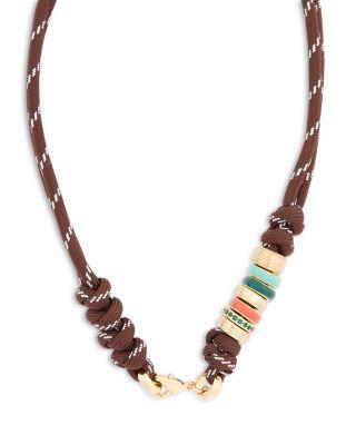 Super Size Happy Cord Necklace by ROXANNE ASSOULIN