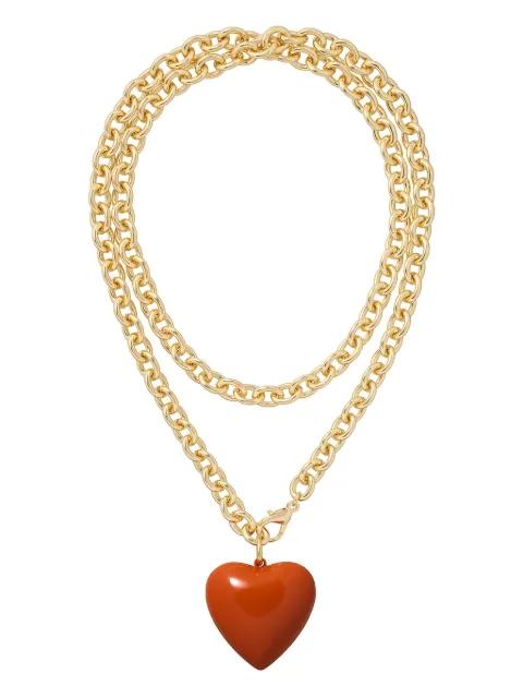 The Big Puffy heart-charm necklace by ROXANNE ASSOULIN