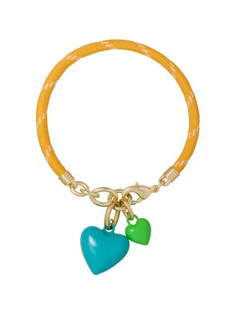 The Happy Cord heart-charm bracelet by ROXANNE ASSOULIN