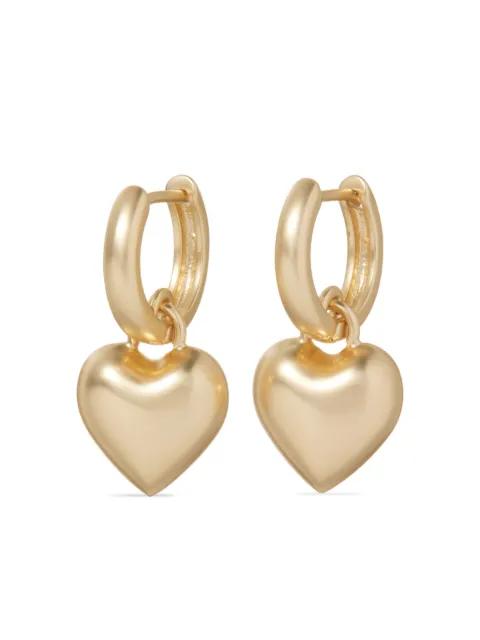 The Itsy Bitsy heart-charm hoop earrings by ROXANNE ASSOULIN