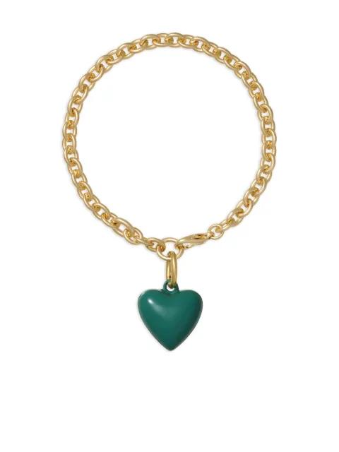 The Mini Puffy heart-charm bracelet by ROXANNE ASSOULIN