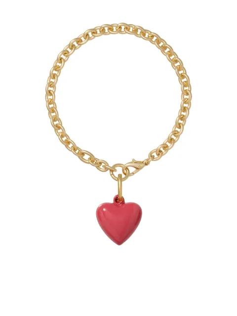 The Mini Puffy heart-charm bracelet by ROXANNE ASSOULIN