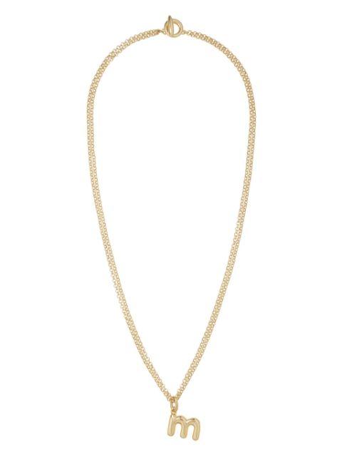 The Puffy Initial necklace by ROXANNE ASSOULIN