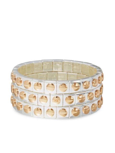 The Stud bracelets (set of three) by ROXANNE ASSOULIN