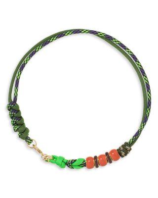 The Super Size Happy Cord Necklace by ROXANNE ASSOULIN